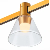 ST814.246.03 Магнитный трековый светильник FARM Золотистый LED 1*3W 4000K 89Lm Ra90 120 IP20 D90xH1 FARM