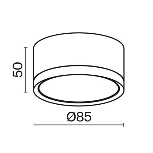 Потолочный светильник Ceiling Hoop, 1xGX53 Белый (Maytoni Technical, C086CL-GX53-SRD-W) - Amppa.ru