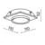 Встраиваемый светильник Downlight Hoop, 1xGX53 Черный с Золотом (Maytoni Technical, DL086-GX53-SQ-BG) - Amppa.ru