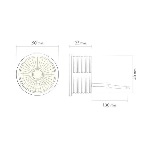 Лампа Slim Led, 8W, 4000K, димируемая (Denkirs, DK4000-8W dim) - Amppa.ru