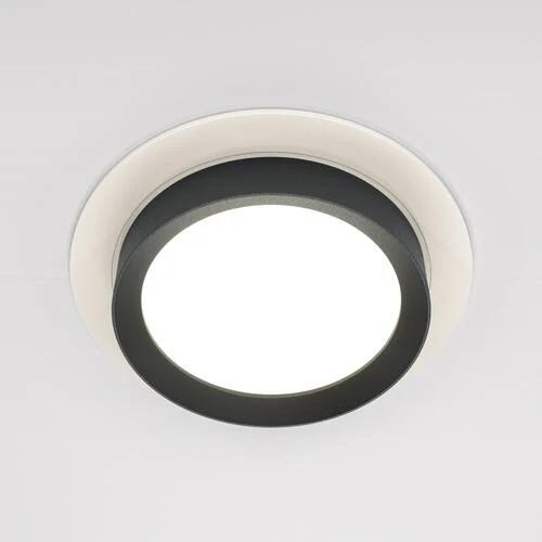 Встраиваемый светильник Downlight Hoop, 1xGX53 Бело-черный (Maytoni Technical, DL086-GX53-RD-WB) - Amppa.ru