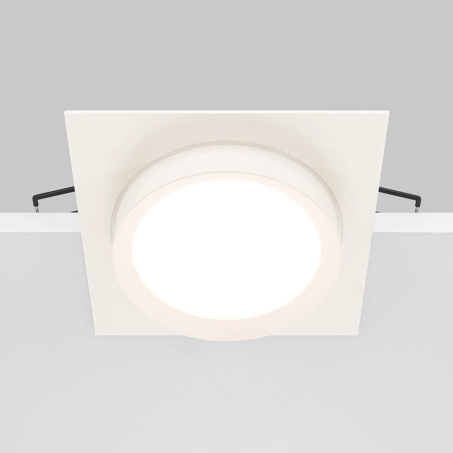 Встраиваемый светильник Downlight Hoop, 1xGX53 Белый (Maytoni Technical, DL086-GX53-SQ-W) - Amppa.ru