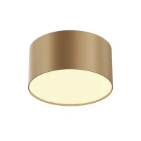 Потолочный светильник Ceiling Zon, LED 12W, 2700K, Матовое Золото (Maytoni Technical, C032CL-12W2.7K-RD-MG)