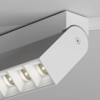 Трековый светильник Магнитная трековая система S35 Points Rot, LED 10W, 3000K, Белый (Maytoni Technical, TR015-2-10W3K-W)