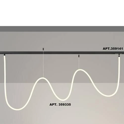 Трековый Светильник "гибкий Неон" Для Низковольтного Шинопровода Flum Ramo, Led, Черный (Novotech, 359335) - Amppa.ru