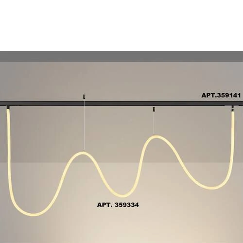 Трековый Светильник "гибкий Неон" Для Низковольтного Шинопровода Flum Ramo, Led, Черный (Novotech, 359334) - Amppa.ru
