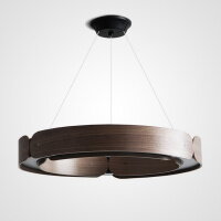 Подвесной кольцевой светильник RANGE 1 D70 Black walnut (ImperiumLoft, 195534-26)