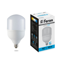 Лампа светодиодная Feron LB-65 E27 25W 175-265V 6400K, 25887