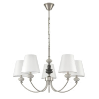 Люстра Kentuki Classi, 5xE14, Никель (Lumion, 8283/5)