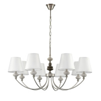 Люстра Kentuki Classi, 8xE14, Никель (Lumion, 8283/8)