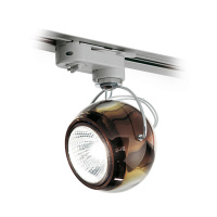 Спот Beluga, Коричневый/Хром (Fabbian, D57J0741)