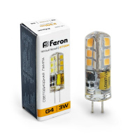 Лампа светодиодная Feron LB-422 G4 3W 12V  2700K, 25531