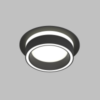 DK2100-BK Встраиваемый светильник NIKO, IP 20, до 15 Вт, GX53, LED, черный, акрил, алюминий