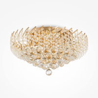 Потолочный светильник Royal Classic Karolina, 9xE14 Золото, Прозрачный (Maytoni, DIA120-09-G)