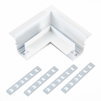 ST1007.529.12 Угол-соединитель для встраиваемого магнитного шинопровода под ГКЛ 12мм ST-Luce Белый SKYLINE 48+