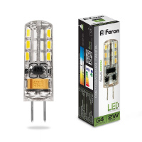 Лампа светодиодная Feron LB-420 G4 2W 12V  4000K, 25448