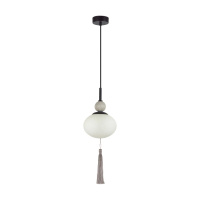 Подвес Gloriya Neoclassi, 1xE14, Черный; Серый (Lumion, 8273/1a)