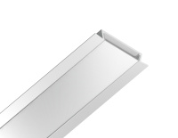 Алюминиевый профиль встраиваемый 30.6*6 для светодиодной ленты до 19,8мм белый 2000*30.6*6 (Ambrella Light, GP1100WH)