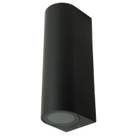 Светильник садово-парковый Feron DH024, на стену, 2*GU10 MR11 230V, черный, 51311