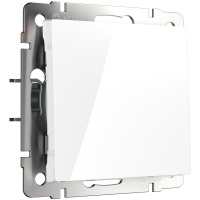 W1113001/ Перекрестный переключатель одноклавишный (белый)